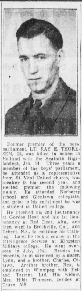 Raymond Frederick Thoresen Raymond Frederick Thoresen