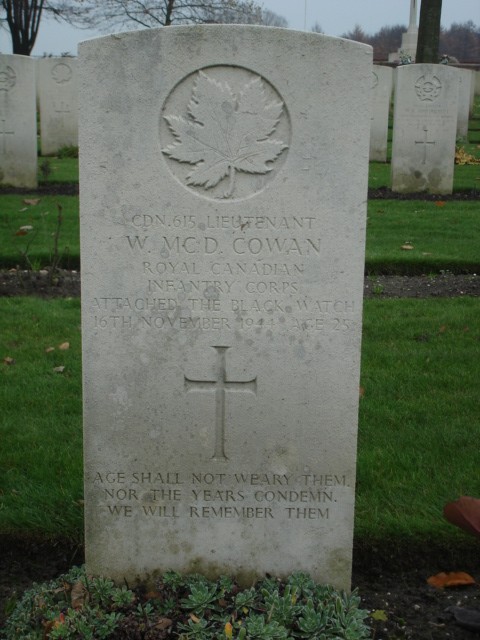 William mcDonald Cowan William mcDonald Cowan