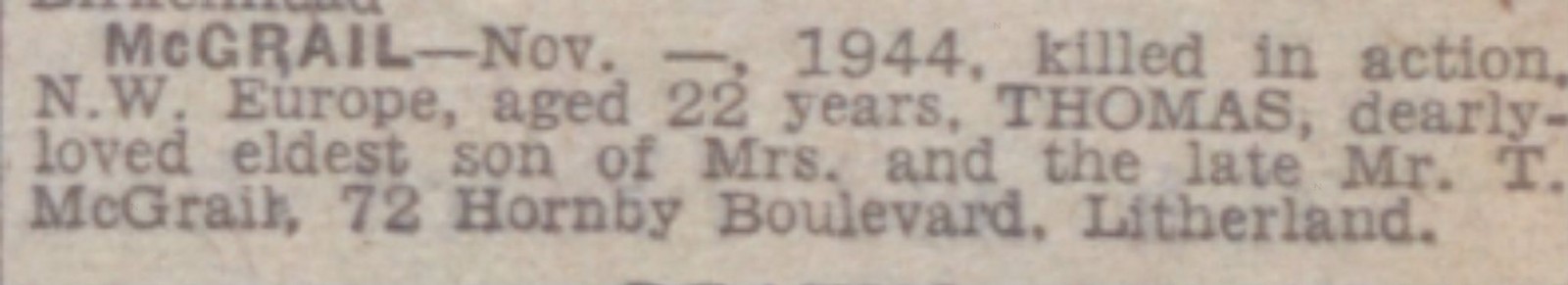 Thomas McGrail Thomas McGrail