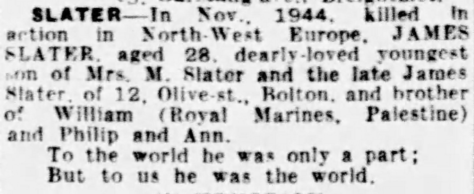 James Slater James Slater