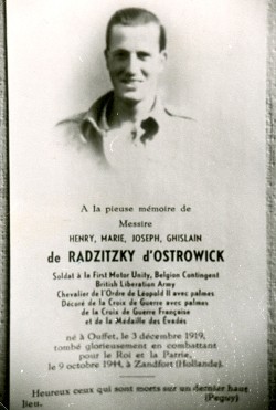 Henri de Radzitzky d'Ostrowick Henri de Radzitzky d'Ostrowick