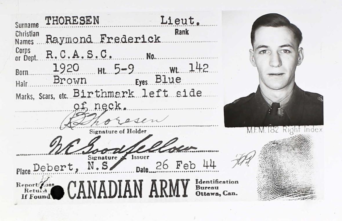 Raymond Frederick Thoresen Raymond Frederick Thoresen