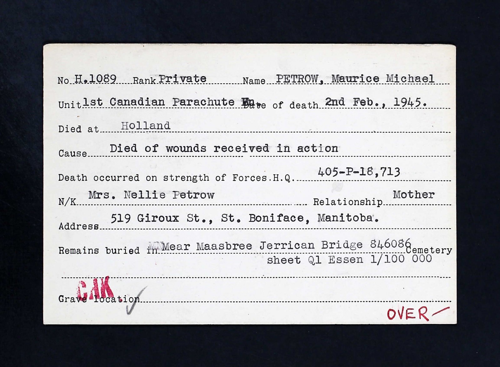 Maurice Michael Petrow Maurice Michael Petrow