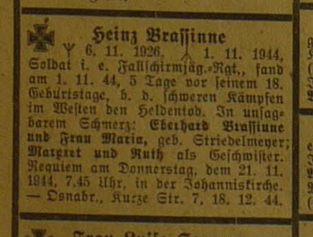 Heinz Emil Fritz Brassinne Heinz Emil Fritz Brassinne