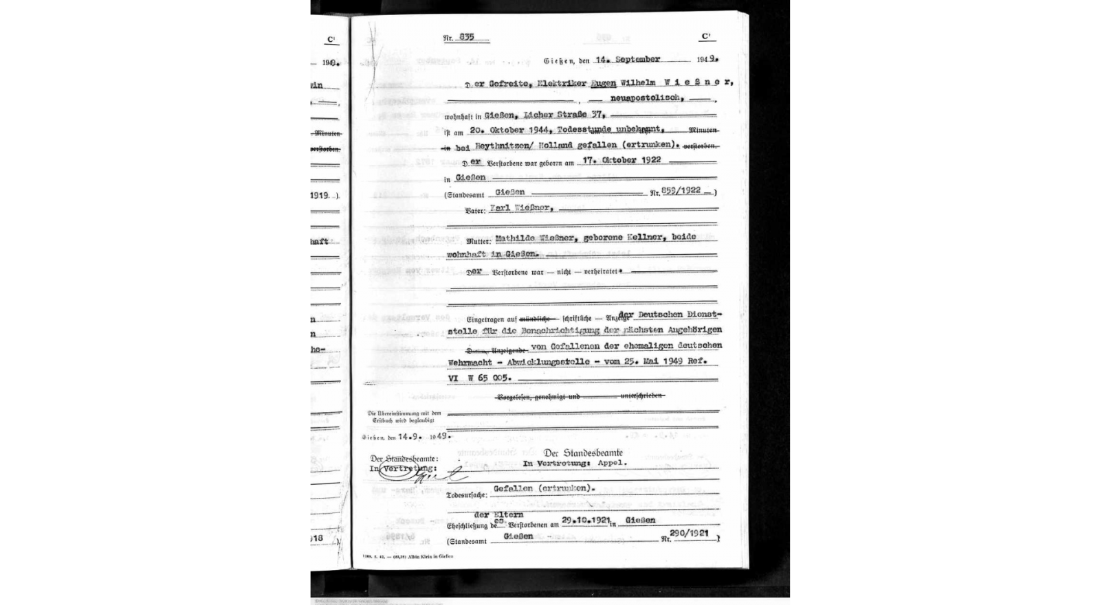 Eugen Wilhelm Wiessner Eugen Wilhelm Wiessner