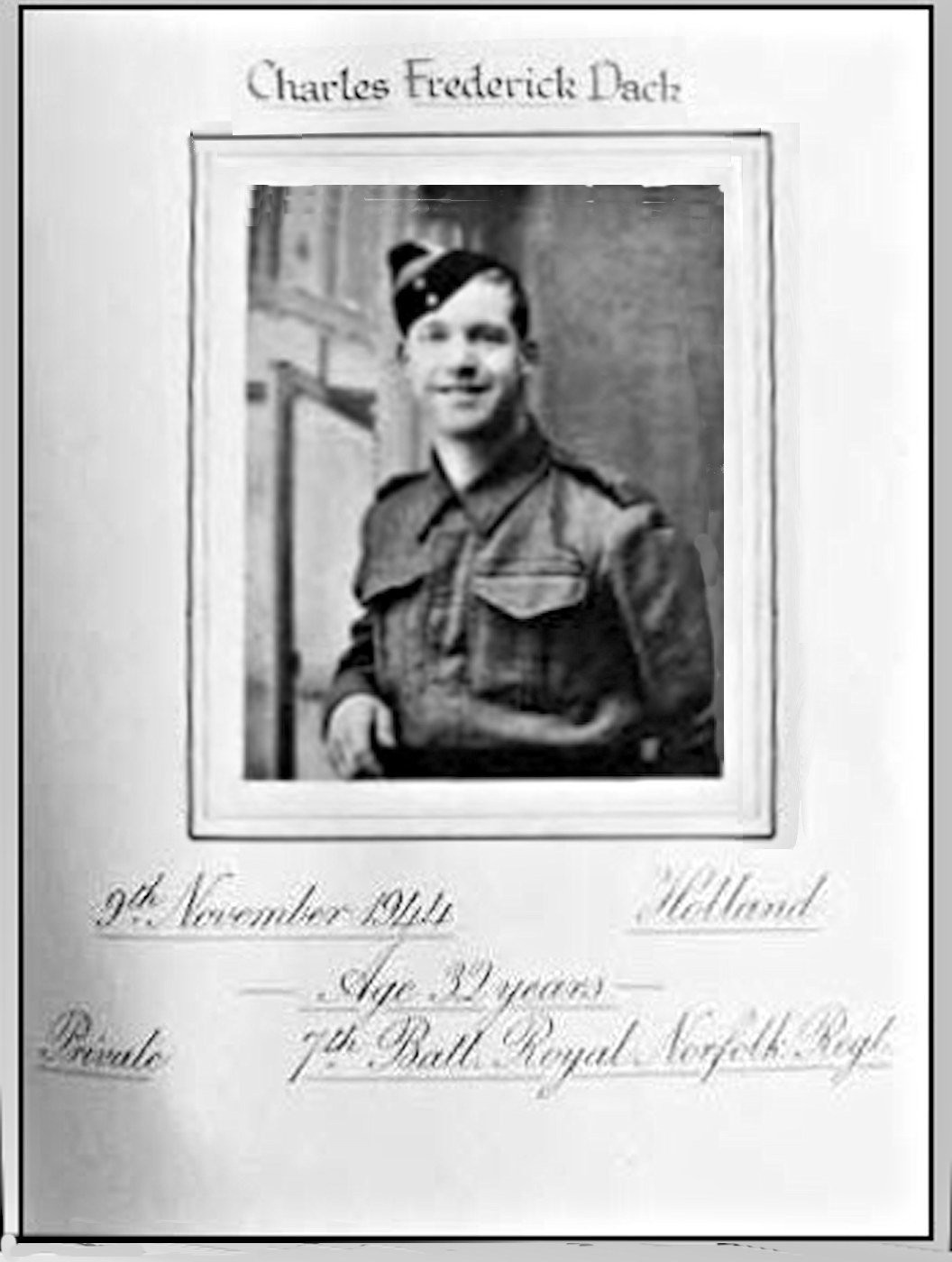 Charles Frederick Dack Charles Frederick Dack