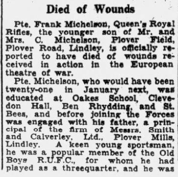 Frank Wolfgang Michelson Frank Wolfgang Michelson