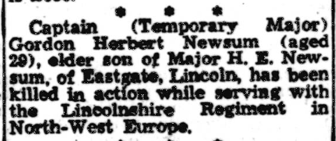 Gordon Herbert Newsum Gordon Herbert Newsum