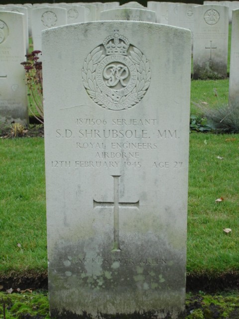 Sydney David Shrubsole MM Sydney David Shrubsole MM