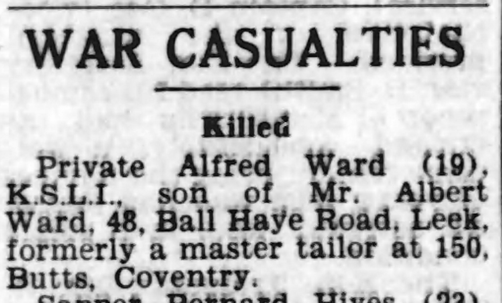 Alfred Ward Alfred Ward