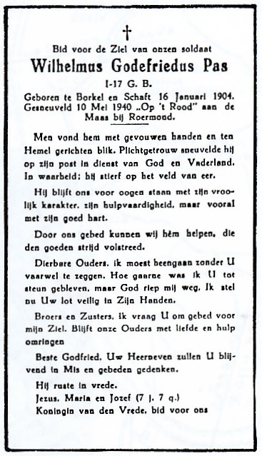 Wilhelmus Godefridus Pas Wilhelmus Godefridus Pas