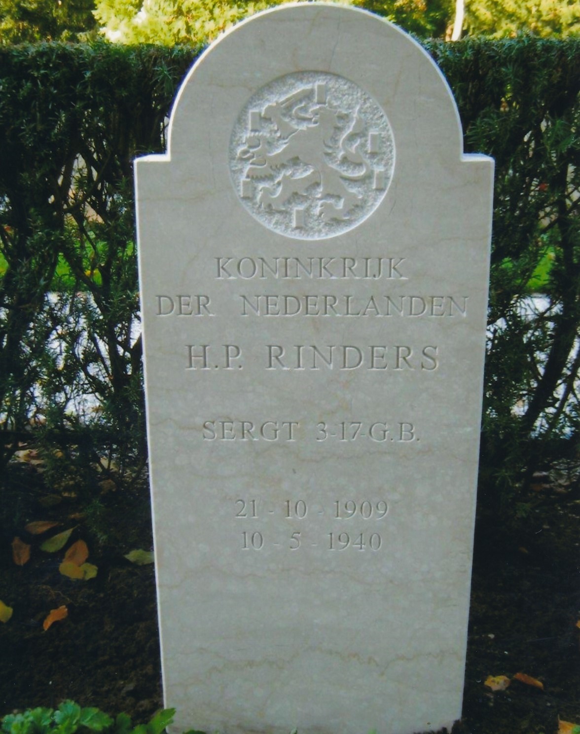 Hendrik Pieter Rinders Hendrik Pieter Rinders